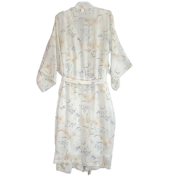 Delta burke collection Vintage Nightgown robe set Vintage Floral Boudoir Wear 2X - Picture 2 of 14